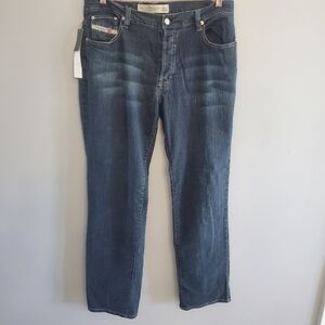 Deisel VTG Y2K Men's Relaxed Button Fly Blue Jeans 36x33 NWT Casual Work Outdoor